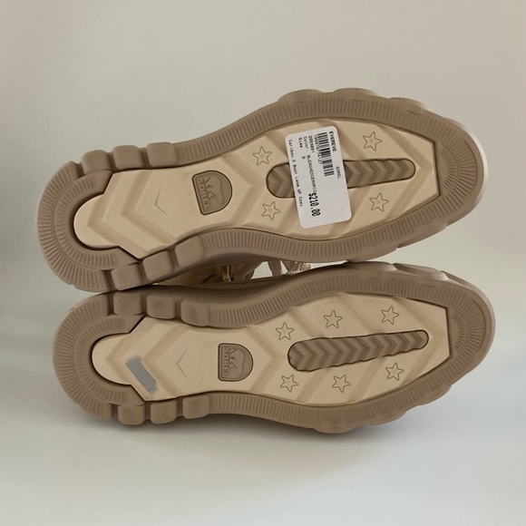 New Sorel Bleached Ceramic Patent Leather Waterproof Combat Boots size 9 - Picture 15 of 15